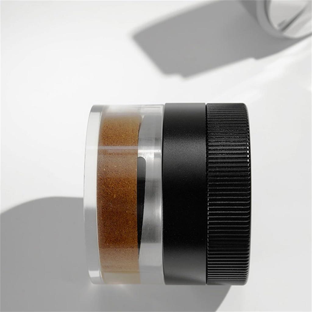 53mm Gravity Coffee Powder Distribution Tool 304 Stainless Steel Automatic Height Adjusting Coffee Tamper ( BPA Free , No FDA )