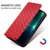 For Honor X7c 5G/X7c 4G/200 Smart 5G/Play 60 Plus 5G/Play 9T Case Rhombus Imprint PU Leather Phone Wallet Cover