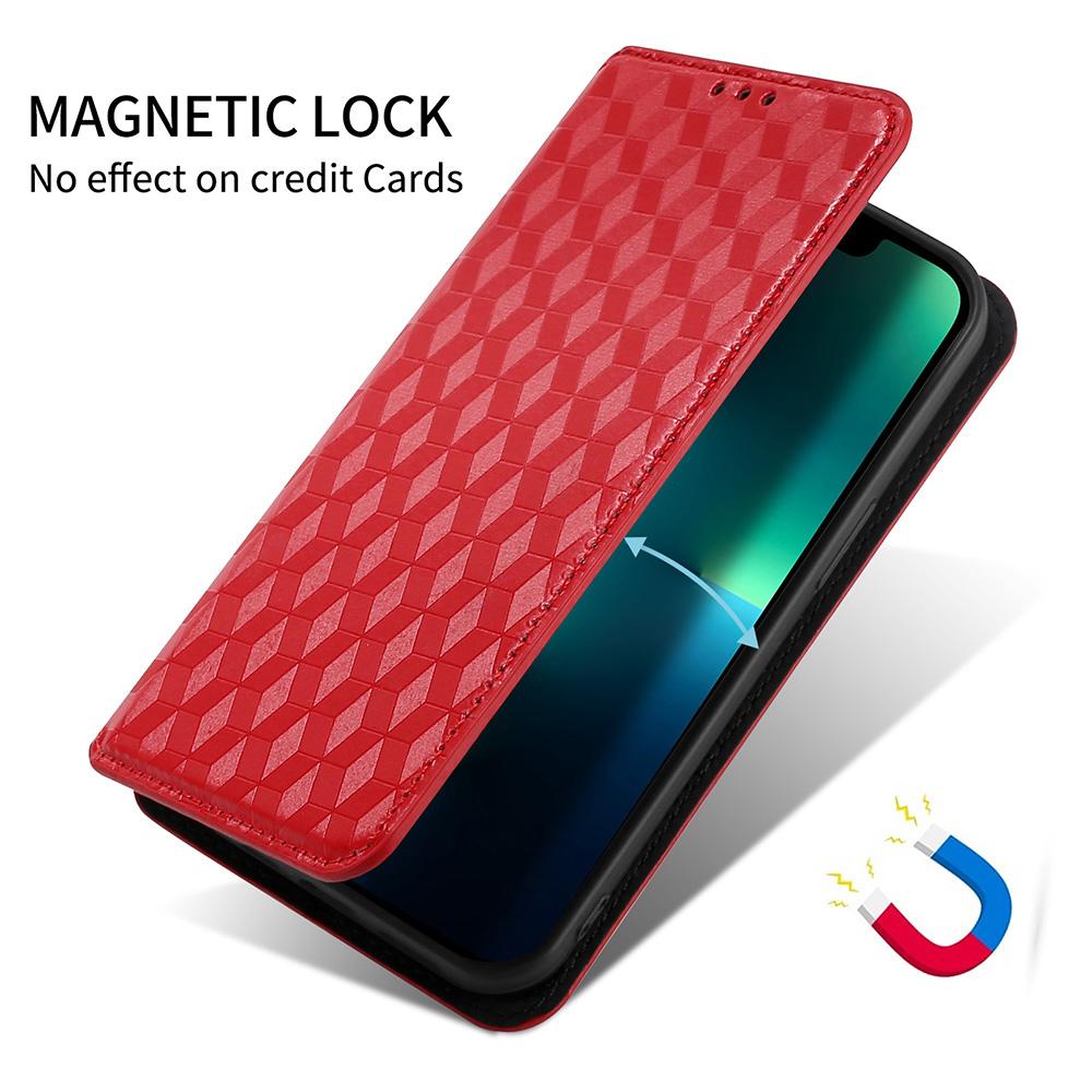 For Honor X7c 5G/X7c 4G/200 Smart 5G/Play 60 Plus 5G/Play 9T Case Rhombus Imprint PU Leather Phone Wallet Cover