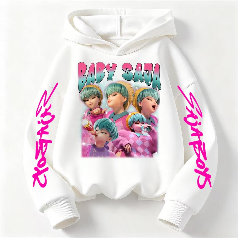 Kpop Devil Hunter Sportswear Children's Hoodie Casual Fashion Autumn/Winter Boys and Girls Comfortable Hoodie Top