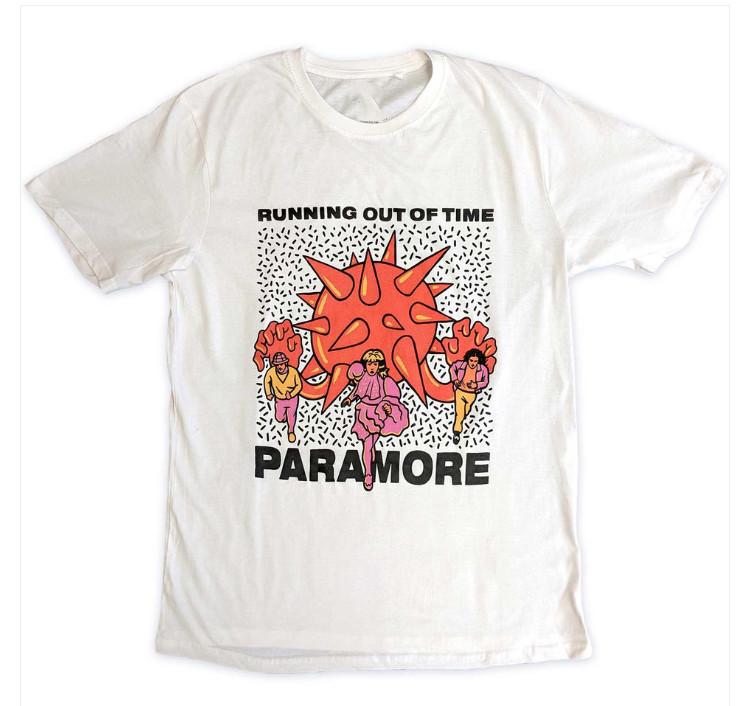 Vintage Paramore 039Running Out Of Time039  T-Shirt All Size S to 4XL Unisex T-Shirt XXXXL