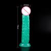 Green Dildos Glow in The Dark Realistic Penis Sex Toys for Women Masturbation Dick Orgasmic G-spot Anal Massager Butt Plug