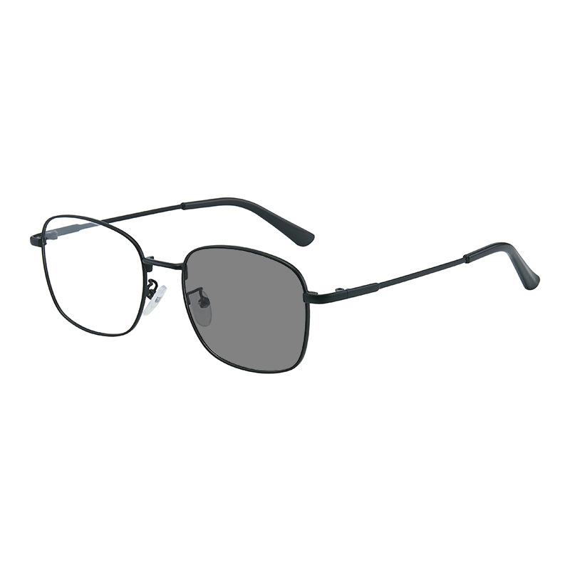 1/2PCS Photochromic Glasses 2 in 1 Anti Blue Light Anti Radiation PC Frame Eyeglasses for Women Unisex