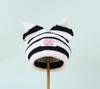 Striped Cat Ear Knit Wool Hat: Autumn/Winter Fashion for Couples