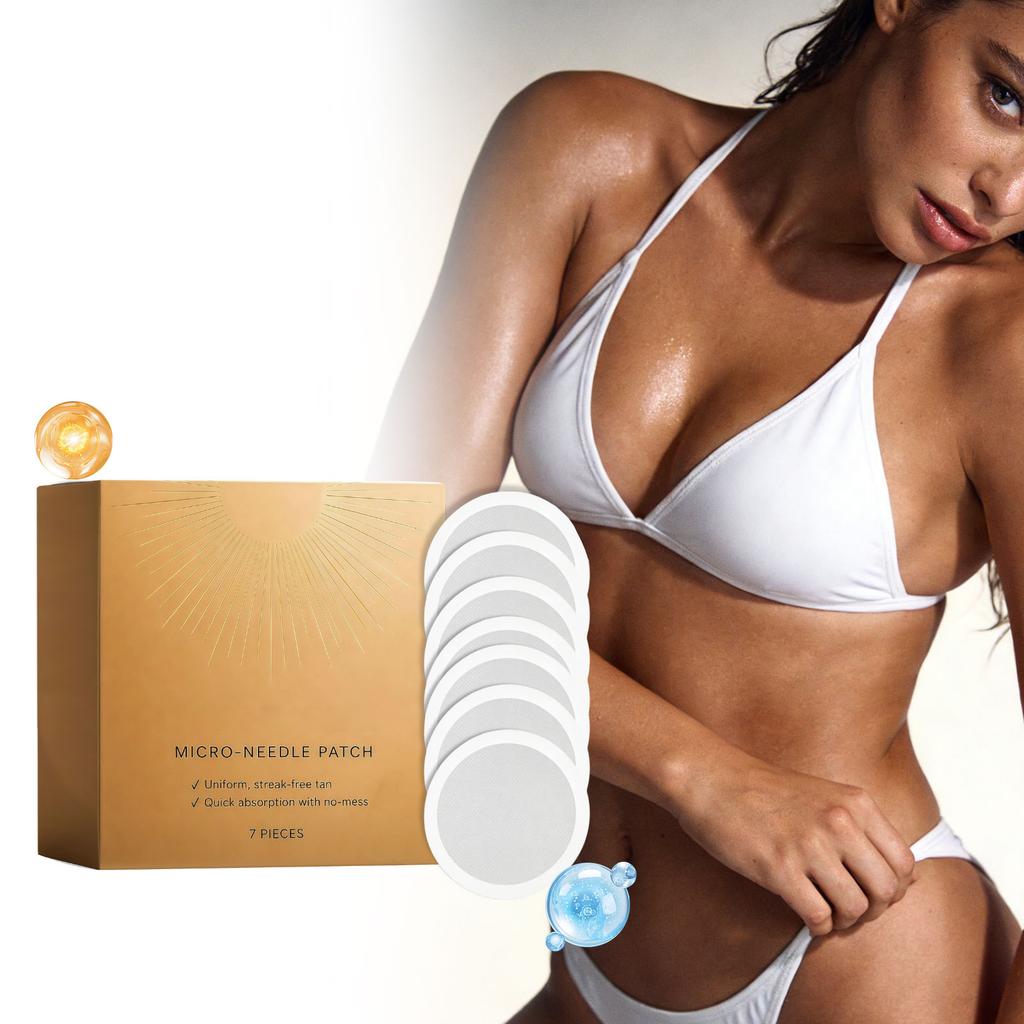 Sunless Tanning Microneedle Patches for Body Self Tanning Strips for