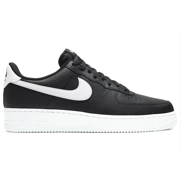 Nike Air Force 1 07 Schwarz Weiß Genarbt Herren Sneaker CT2302-002