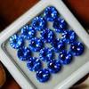 16 PCS Natural Sapphire Gemstone CERTIFIED 5 MM Ceylon Blue Round Cut Lot new23 008 003 002