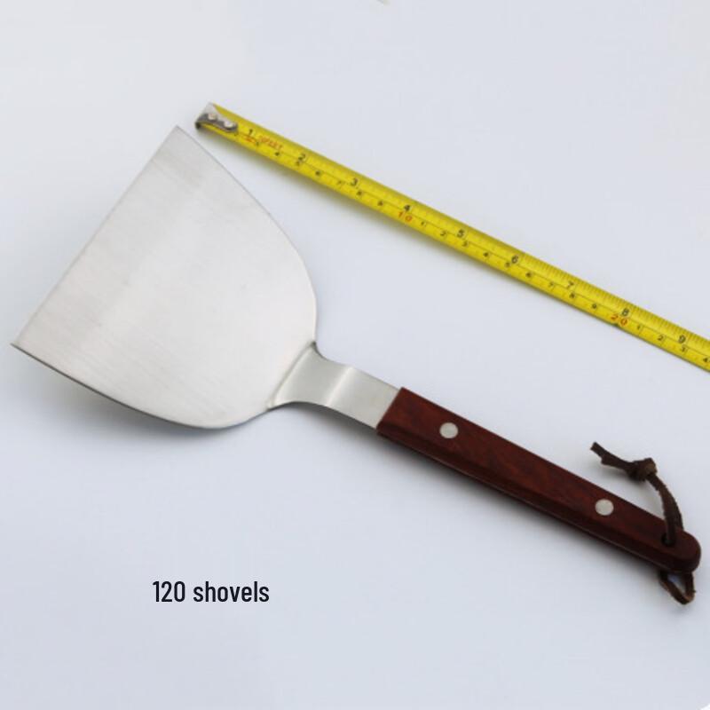 Abay Wooden Handle Metal Spatula Set