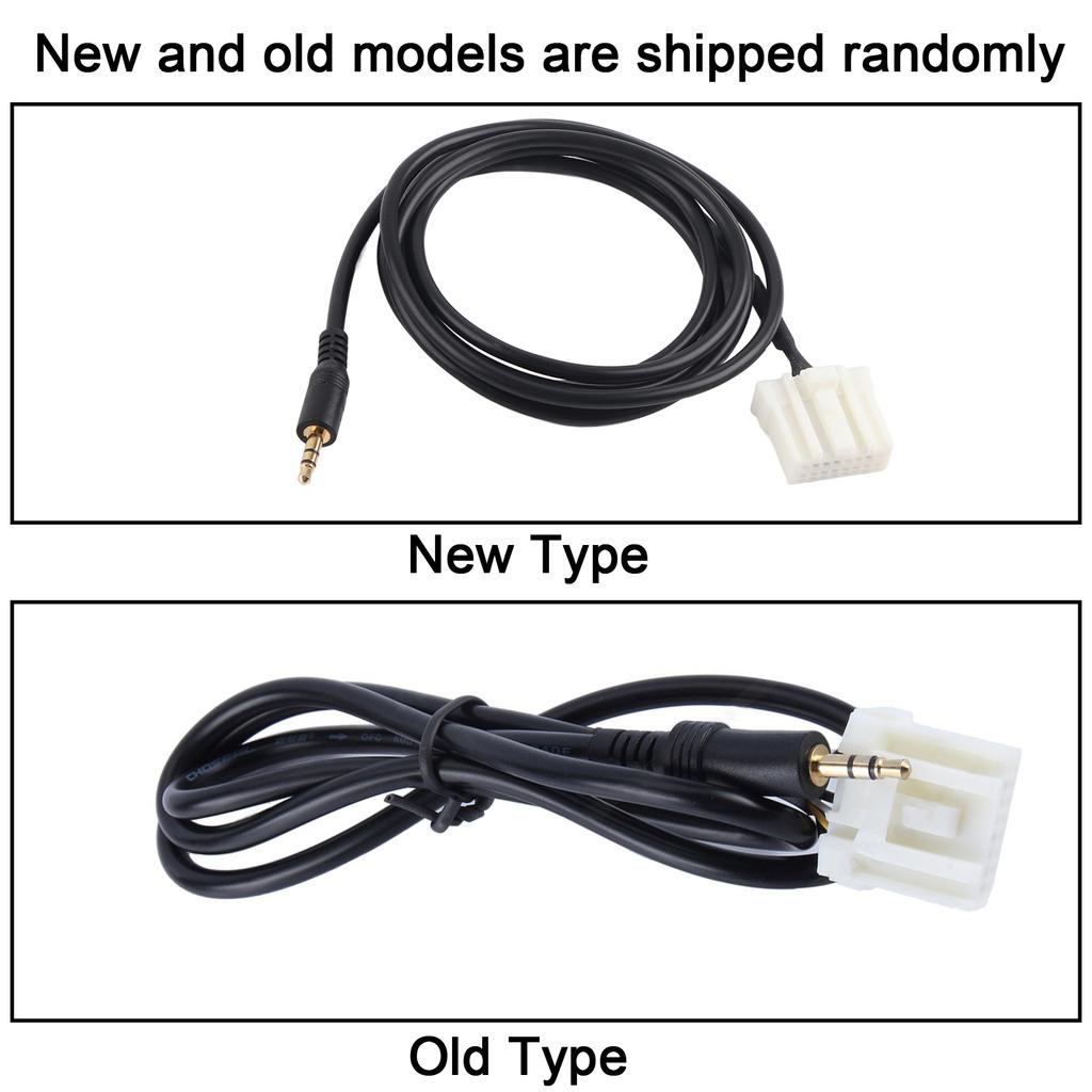 Bil 3,5 mm AUX Lyd CD Grensesnitt Adapterkabel For Mazda 2 3 5 6 2006‑2013 Høy Kvalitet