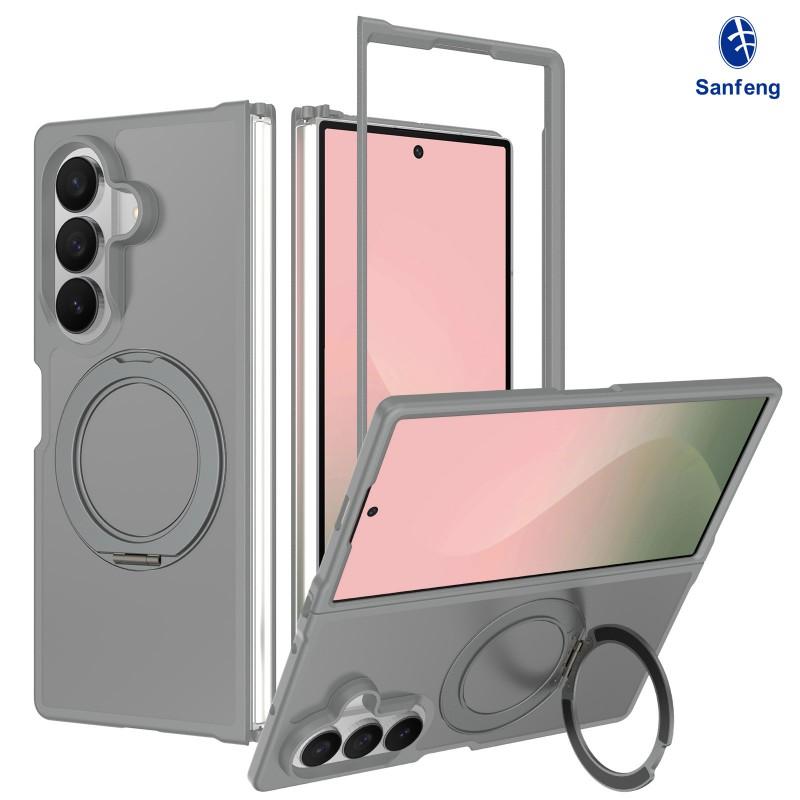 Suitable Fold7 Phone Case Drop Resistance 360 Rotary Car Magnetic Flip7 Folding Screen Bracket Protective Sleeve
