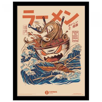 The Great Ramen Framed Poster