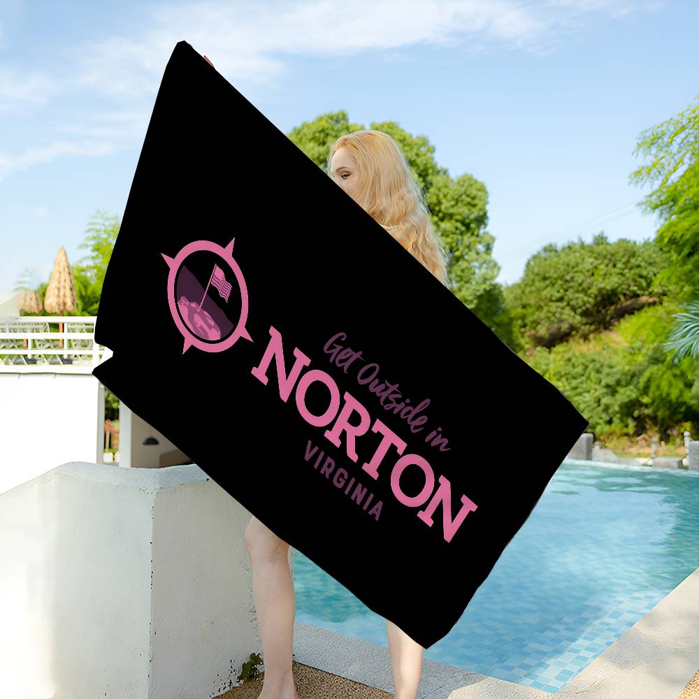N-Nortons Motorcycle Microfiber Blanket Quick Drying Beach Towels Oversized Printing Super Absorbent Pool Towel Blanket