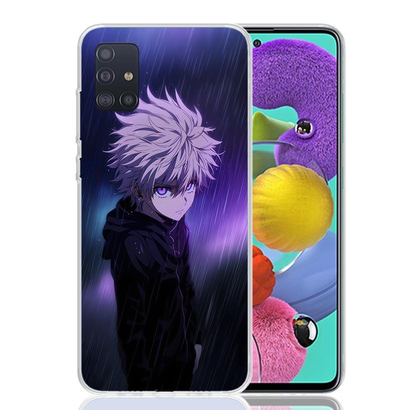 Huner X-Hunters Killua Phone Case For Samsung Galaxy A52 A32 A22 A12 A02S A50S A30S A51 A31 AA71 Note 20 Ultra 10 S10 Plus Galax