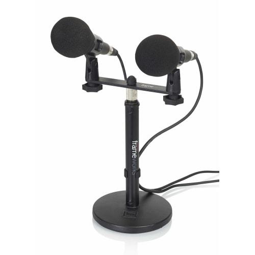 GATOR Frameworks Stereo Microphone Bar GFWMIC1TO2