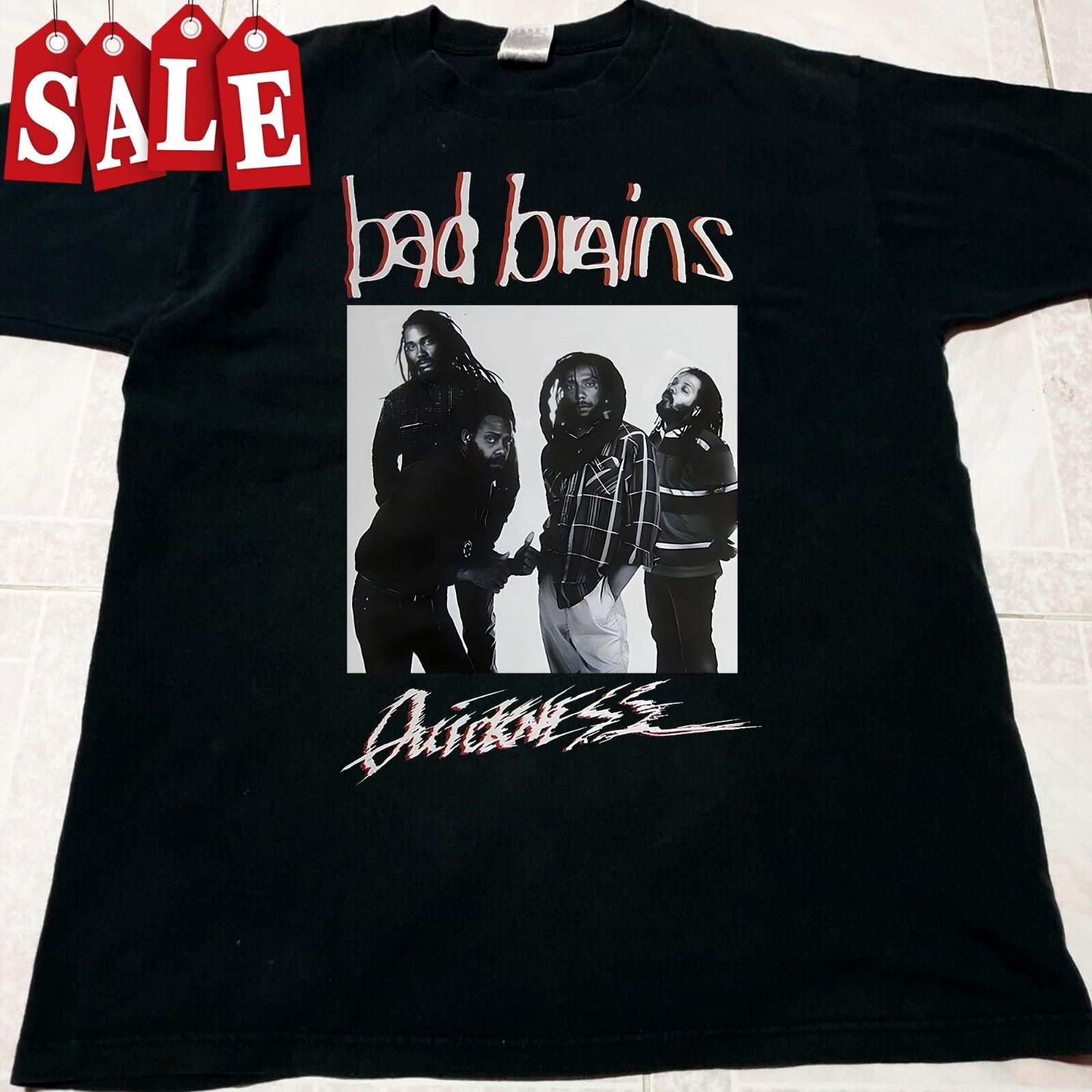 Rare Bad Brains Band Men Black All Size NLS5.160 L