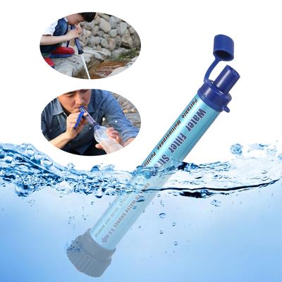 Filtro de agua Pajita Dispositivo purificador de agua al aire libre Purificador de agua personal portátil