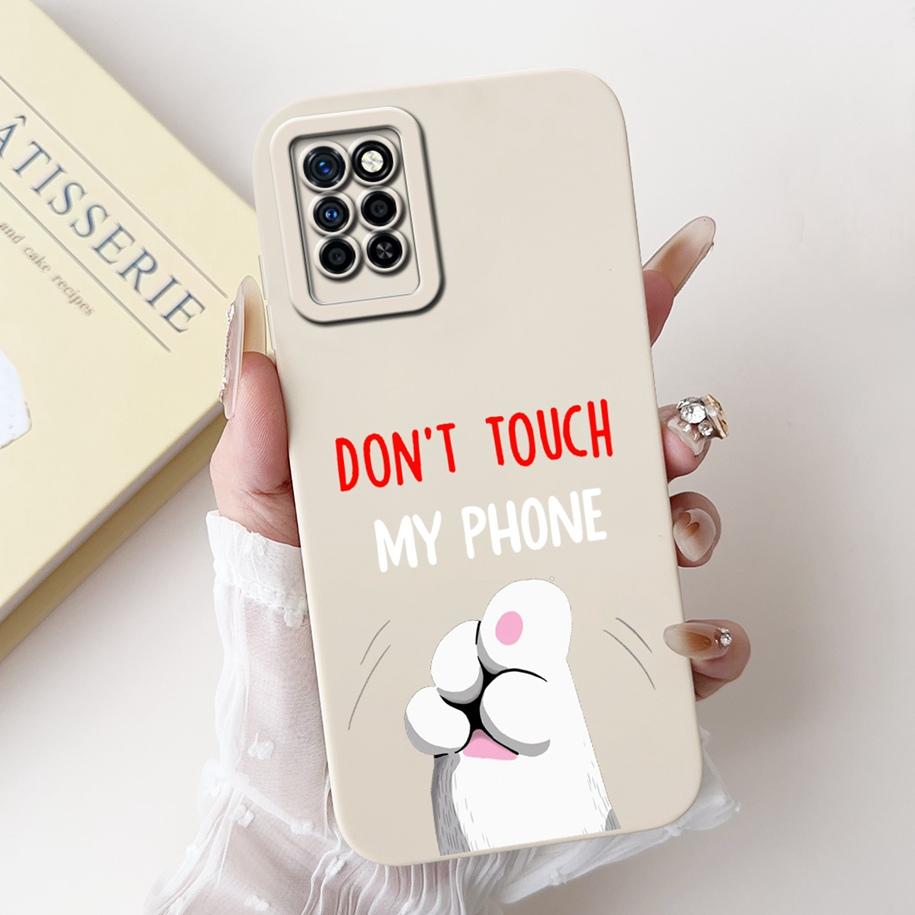 For Infinix Note 10 Pro Case X695 X695D Cover Fashion Painted Soft Silicone Phone Cases For Infinix Note 10 Note10 Pro NFC Funda