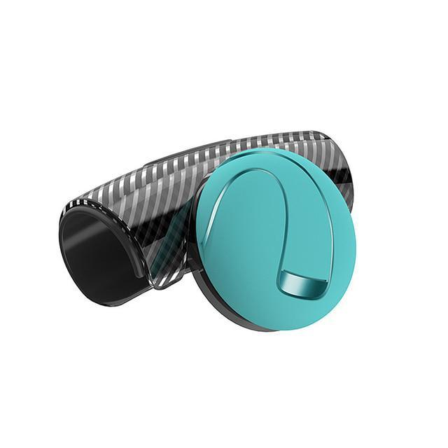 1 pomello del volante a 360 gradi, pomello girevole automatico, potenziatore dello sterzo per auto, in silicone, rinforzante per la maniglia del servosterzo.