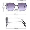 New Women'S Metal Ocean Sheet Sunglasses Women Shading Gradient Sun Glasses Fashion Men'S Driving Eyewear Uv400