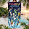 Large Beach Towel Quick Dry Absorbent Towel For Beach IndoorThe Simpsons