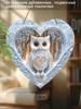 Garden Decoration, Wooden Hanging Decorative Signs, Wall or Door Decoration, Owl Pattern, 2D Graphic Products, Housewarming Gifts for Friends