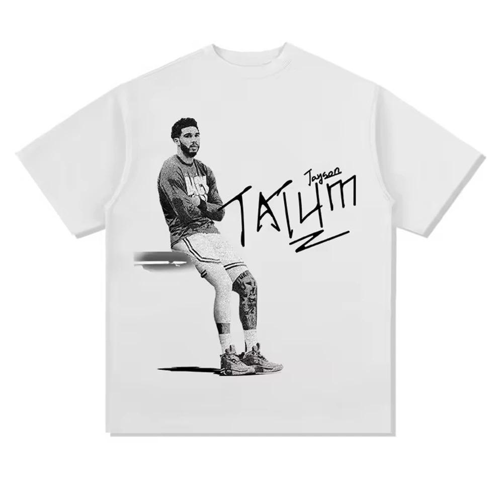 

Basketball Star Logo Printed Pure Cotton Suitable for Both Men and Women 5XL різнокольоровий