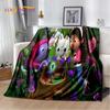 Cartoon Cute Gabbys Dollhouse Girl Soft Flannel Blanket for Bed Bedroom Sofa Picnic,Throw Blanket Children Outdoors Leisure Gift