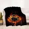 "Flaming '1905' Logo Wall Art Decor"Blanket Flannel Throw Blanket for Sofa, Bed, Travel, Camping, Office, Couch, Chair, And Bed Gift for Chr