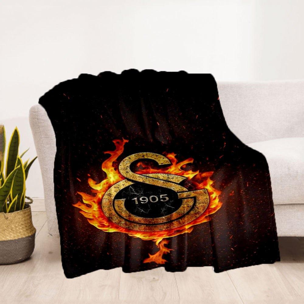"Flaming '1905' Logo Wall Art Decor"Blanket Flannel Throw Blanket for Sofa, Bed, Travel, Camping, Office, Couch, Chair, And Bed Gift for Chr