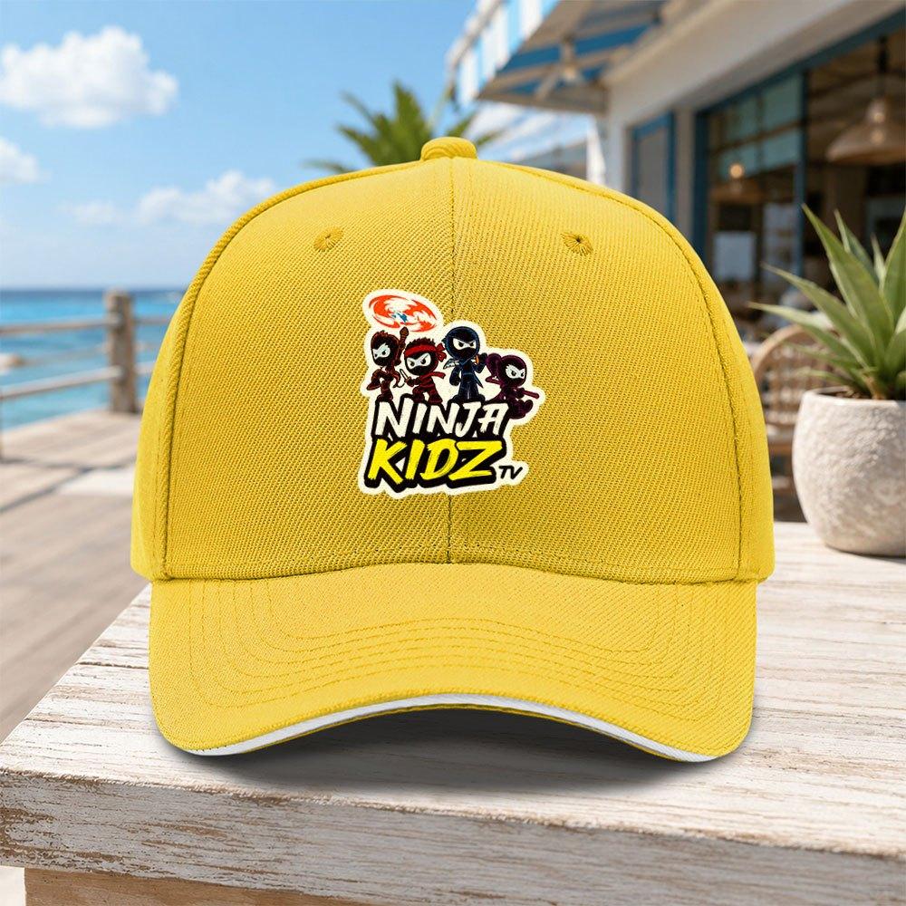 Unisex Ninja Kidz TV Sandwich Baseball Cap  Street Fashion Casual Sports Dad Hat for Kids  Adults