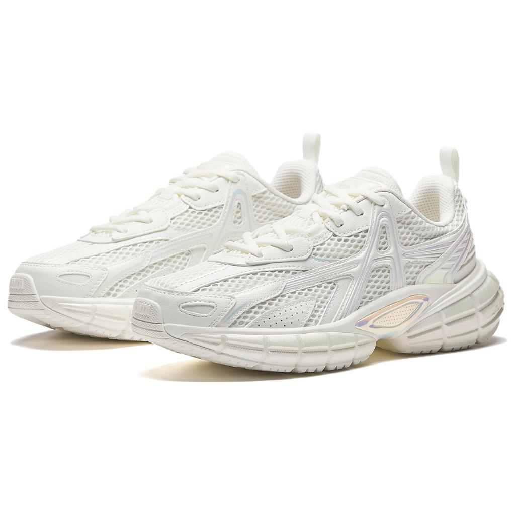 Anta Dawn Retro Trendy Breathable Lightweight Low-Top Casual Shoes Men sneaker Ivory-White 112548801R-2