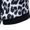 Herren Sommer Mode Leopardenmuster Lässiges Kurzarm T-Shirt Herren