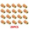 M12mm X1mm Metric Nuts Cylinder Fittings Silver Unions Master 3/16' Pipe Brake Cable Connector Condition