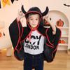 Harsever Devil Cloak for Boys and Girls, Available In 4 Colors, Cute Halloween Costume for Kids, Cosplay, Parties, Events, Unisex, Hooded, Perfect