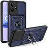 Armored Case for Realme C53 4G, CamShield Slide, Blue