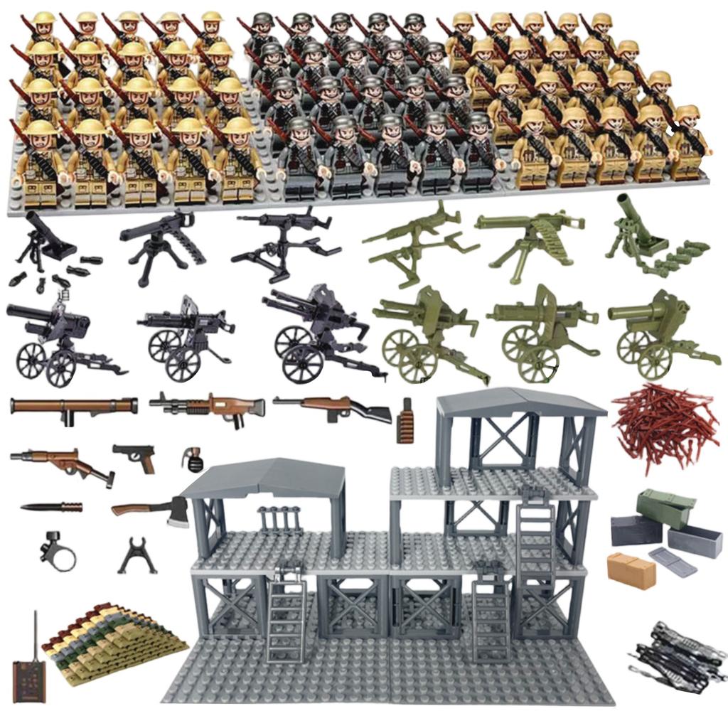 Weapons And Equipment, Watchtowers, Mortars, Compatible Howitzers, Puzzle BuildingBlocks, Minifilm Toys