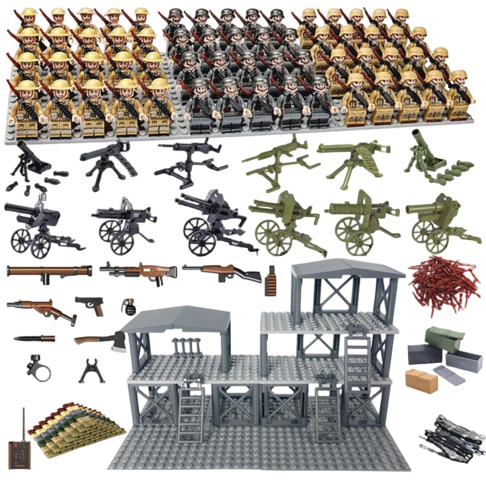 

Weapons And Equipment, Watchtowers, Mortars, Compatible Howitzers, Puzzle BuildingBlocks, Minifilm Toys One Size