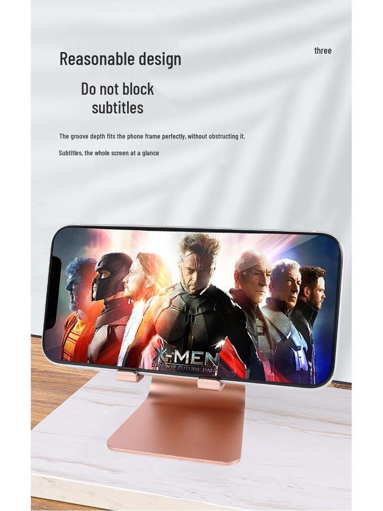 Faltbarer Handy- & Tablet-Ständer aus Aluminiumlegierung - Tragbarer Desktop-Halter