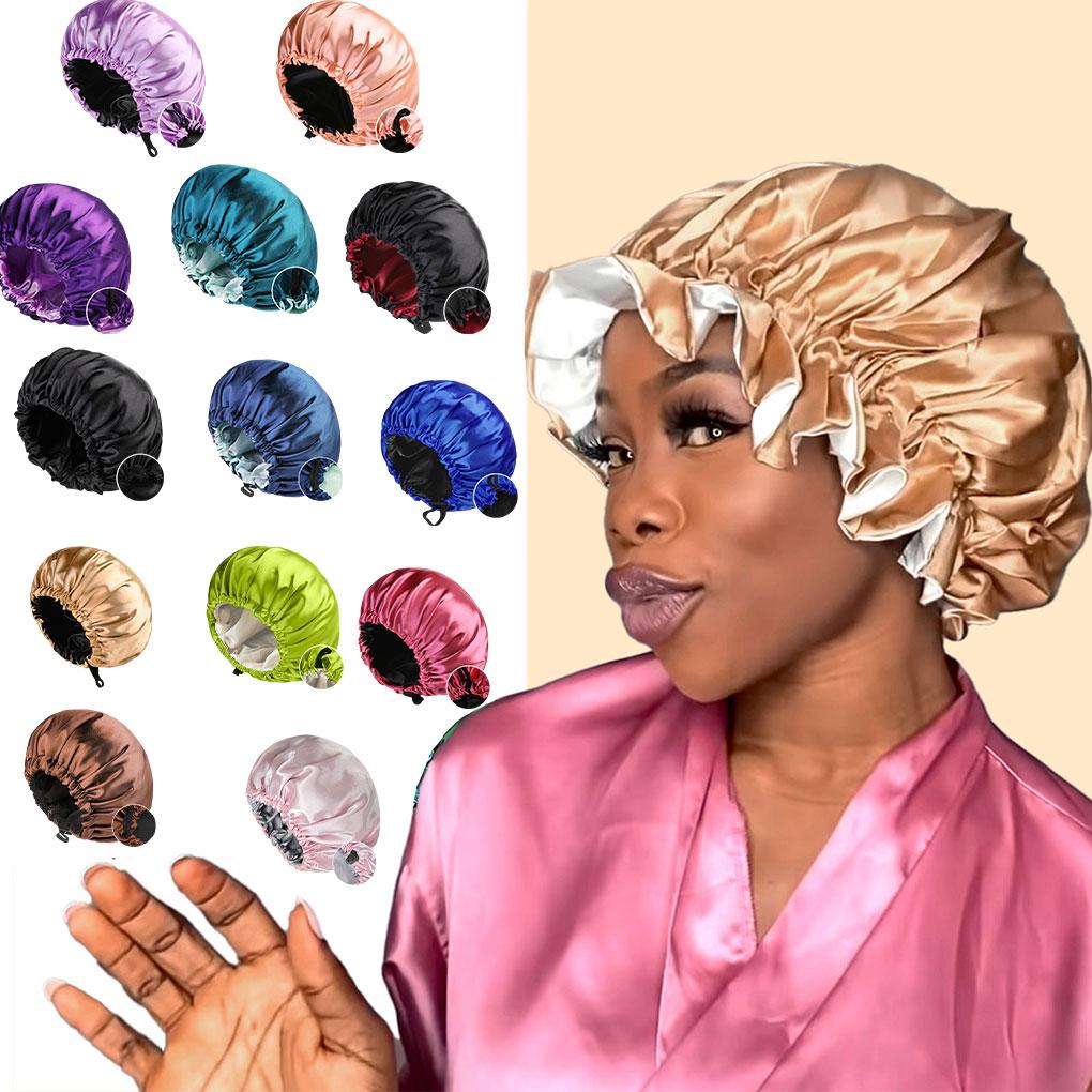 Women Bath Hat Made With Polyester For Comfortable And Breathable Experience Multifunctional