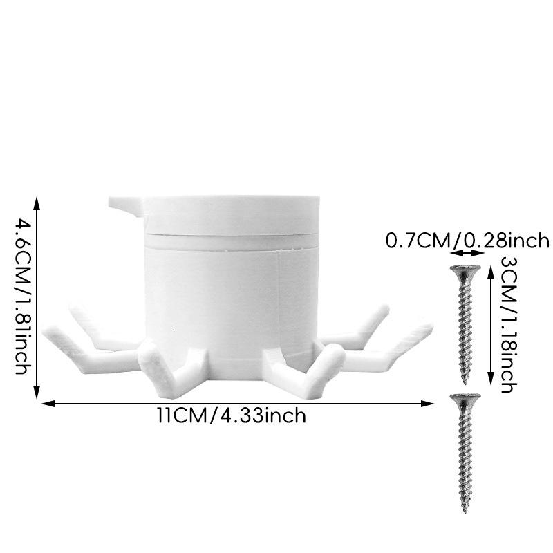Kitchen Under Cabinet Utensil Hanger Rotatable Kitchen Storage Hooks Rotating Kitchenware Hook Under Cabinet For Towel Bag