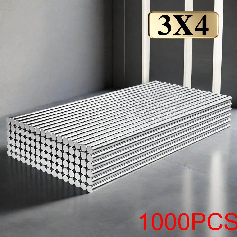 3x4mm Imans Refrigerator Magnets for DIY Office Whiteboard Workshop Suitable Tools Home Workplace