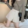 2026 Summer Women's Korean Style Slimming Outerwear Suit: High-Waisted Bootcut Wide-Leg Pants & Versatile Casual Shorts