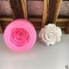 Blomma Blomning Rosform Silikon DIY 3D Kakform Fondant Tvål Muffin Godis Choklad Gelé Dekoration Bakverktyg Formar