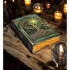 Grimoire Vintage Leather Journal, Tree of Life Fat Journal, Blank Spell Book of Shadows Celestial Gifts For Him Her