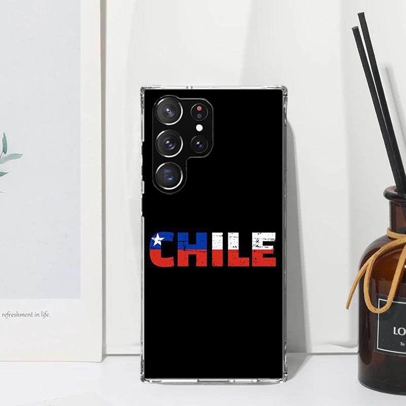 Chile Flag Phone Case For Samsung Galaxy S26 S25 Edge S24 FE S23 S22 Ultra S21 Plus S20 + Art Fundas Back Cover Galaxy S25 Edge