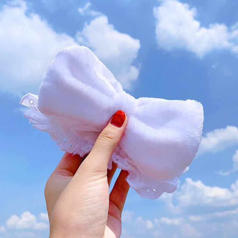 Cute Makeup Face Wash Turban Headband Women Girls Washing Hair Head Bands Accessories Make Up Hairband Headdress Scrunchie
