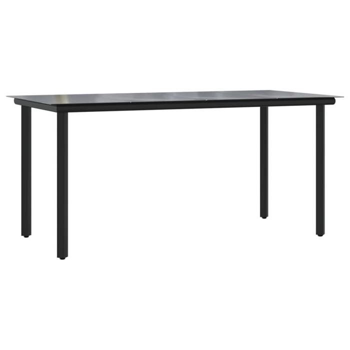 VidaXL Ensemble à Manger de Jardin avec Coussins 5 pcs, Table et Chaises avec Dossier et Repose-pied Réglables, Meubles 3212594