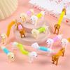10 Piezas Kawaii Perro Pop Tubes Juguete Extensible Alivio del Estrés Juguetes Apretables Cumpleaños de Niños Rellenos de Piñata Rellenos de Bolsas de Regalo Aula