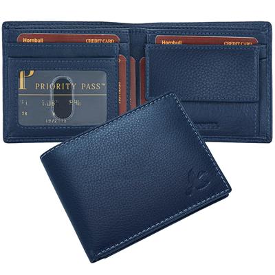 Pánska peňaženka Maddison z pravej kože v námorníckej farbe | Elegantná a štýlová peňaženka s RFID blokovaním | Darčekové peňaženky pre mužov