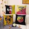 A-Abarth Scorpion Pillow Case Home Dorm Chair Back Short Plush Double-Sided Printing Office Nap Time Cushion Cover